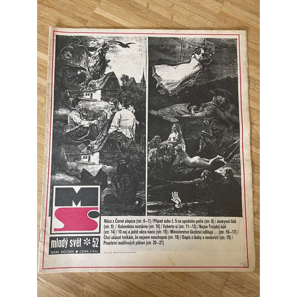 Mladý svět, ročník XXXI., číslo 52/1989 (Časopis pro mládež)