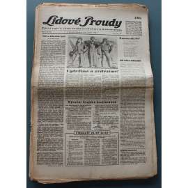 Lidové proudy 1947, roč. 47 (noviny, politika ČSNS, Hradec Králové, mj. Za masarykovskou demokracii, Průmysl ve dvouletce, P. Zenkl k padesátinám strany, Cílem naší strany je silná republika [Zemínová, Ripka])