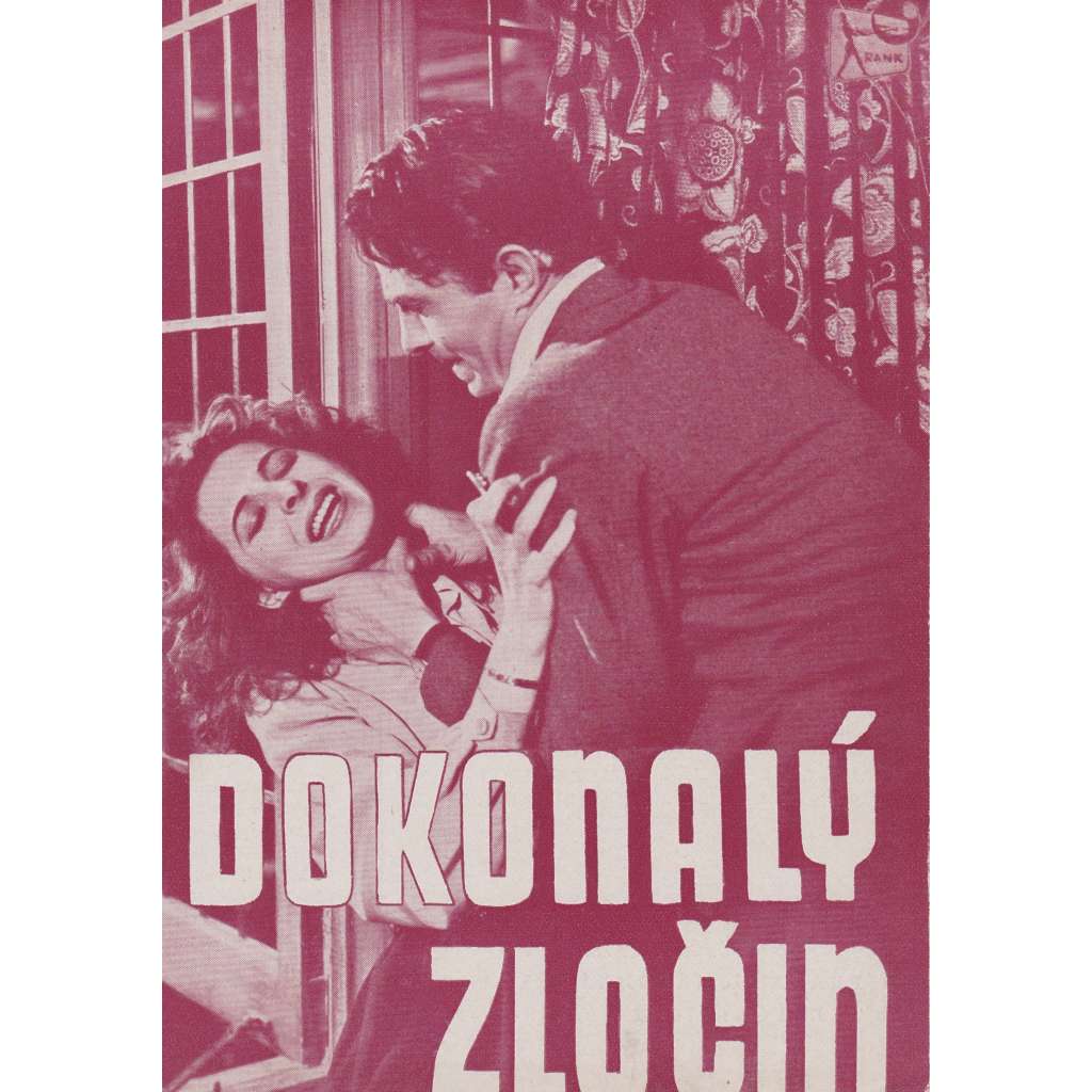 Dokonalý zločin. Bio-program v obrazech. Filmový prospekt z kina. (režie L. Huntington, hrají J. Mason, R. John) Dokonalý zločin. Bio-program v obrazech. Filmový prospekt z kina. (režie L. Huntington, hrají J. Mason, R. John)