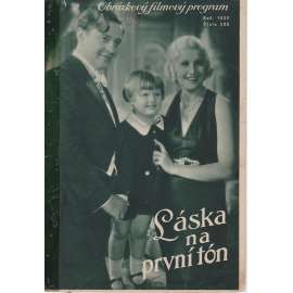 Láska na první tón. Bio-program v obrazech. Filmový prospekt z kina. (režie K. Fröhlich, hrají K. Jöken, L. Perry)