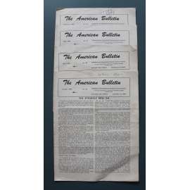 The American Bulletin 1963-1964 (časopis, exil - ČSR, mj. Život v ČSR pod vládou KSČ, Novinky z rudé Prahy)