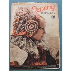 Ozvěny domova a světa 1935, č. 48 (časopis, společnost, první republika, mj. Vyrůstá nám nová generace umělců, Živé traktory [sloni], Podivná společnost [ilustr. Burian], Velké večerní toalety)