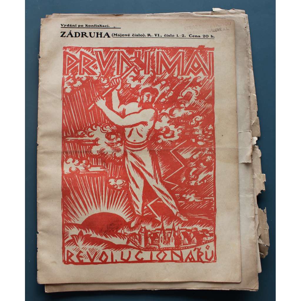 Zádruha. Anarchistický čtrnáctidenník 1914, roč. VI, č. 1-8 (časopis, anarchismus, Rakousko Uhersko, mj. Bakunin, Kamil V. Berdych, Anarchistický sjezd v Praze, Po sjezdu českých bezvěrců, Hlídka bezvěrecká)