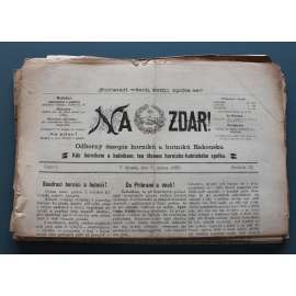 Na zdar! Odborný časopis horníků a hutníků Rakouska 1891, roč. I. (hornictví, hutnictví, mj. Do Příbrami a okolí!, Pád pařížské komuny 18. 3. 1871, Hornicko-hutnický sjezd, Spolková konference na Mostě)