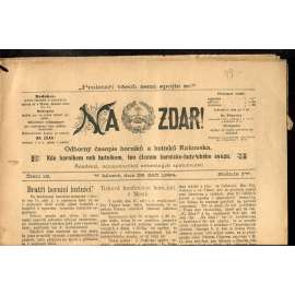 NA ZDAR! Odborný časopis horníků a hutníků Rakouska. Ročník IV., číslo 18. (26.9.1894) [časopis, hornictví, noviny]