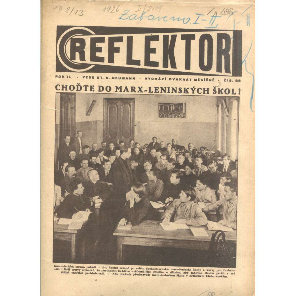 Reflektor, ročník II., číslo 22 (časopis, staré noviny) Reflektor, ročník II., číslo 22 (časopis, staré noviny)