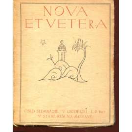 Nova et vetera, číslo 17. (listopad 1915) Stará Říše na Moravě Nova et vetera, číslo 17. (listopad 1915) Stará Říše na Moravě
