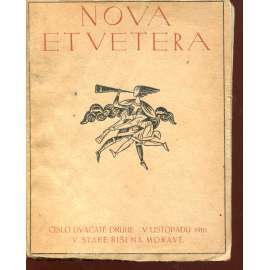 Nova et vetera, číslo 22. (listopad 1916) Stará Říše na Moravě Nova et vetera, číslo 22. (listopad 1916) Stará Říše na Moravě