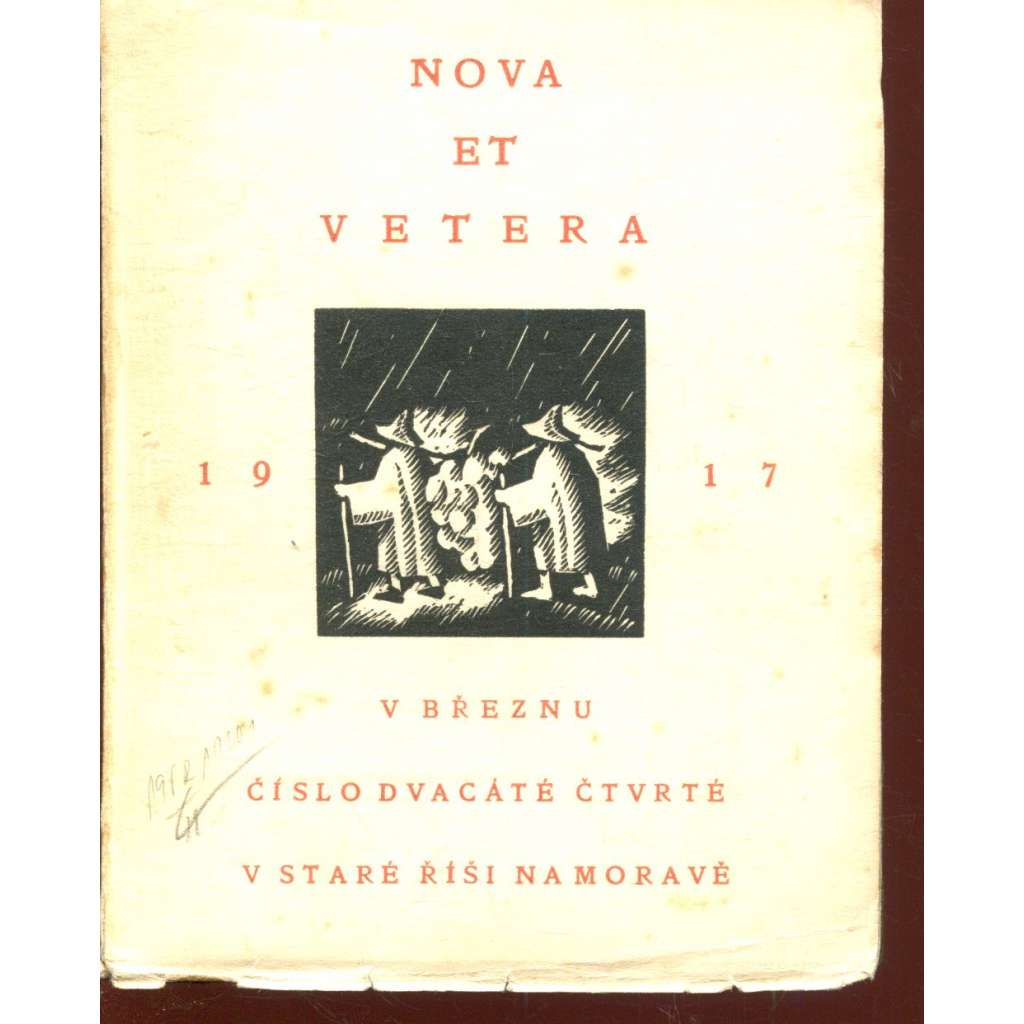 Nova et vetera, číslo 24. (březen 1917) Stará Říše na Moravě Nova et vetera, číslo 24. (březen 1917) Stará Říše na Moravě
