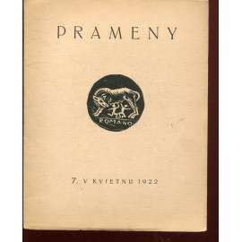 7. Prameny, květen 1922 (Stará Říše na Moravě) 7. Prameny, květen 1922 (Stará Říše na Moravě)