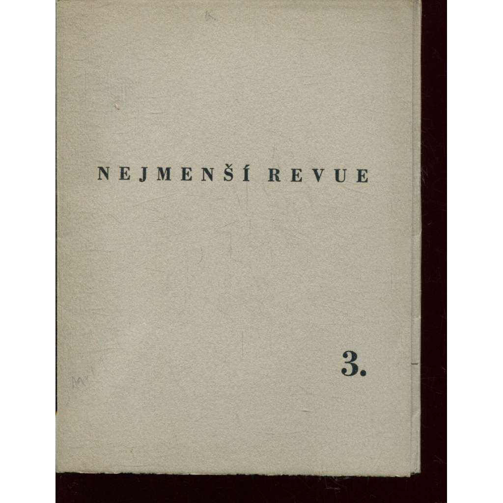 Nejmenší revue, č. 3 Nejmenší revue, č. 3