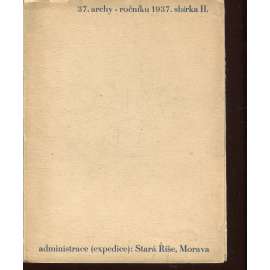 37. Archy (1937) - Stará Říše na Moravě 37. Archy (1937) - Stará Říše na Moravě