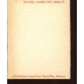 39. Archy (1937) - Stará Říše na Moravě 39. Archy (1937) - Stará Říše na Moravě