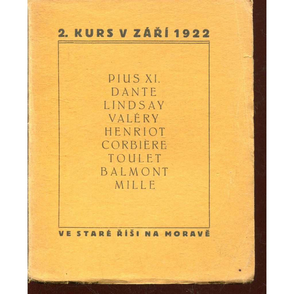 2. Kurs, září 1922 (Stará Říše na Moravě) 2. Kurs, září 1922 (Stará Říše na Moravě)
