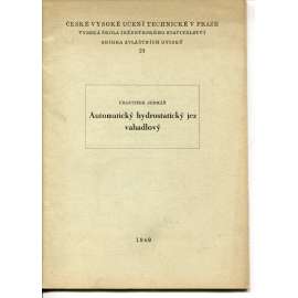 Automatický hydrostatický jez vahadlový Automatický hydrostatický jez vahadlový