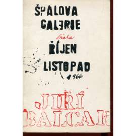 Jiří Balcar (podpis) - Špálova galerie Jiří Balcar (podpis) - Špálova galerie