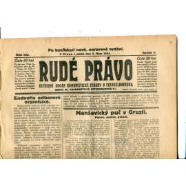 Rudé právo (3.10.1924) - 1. republika, staré noviny