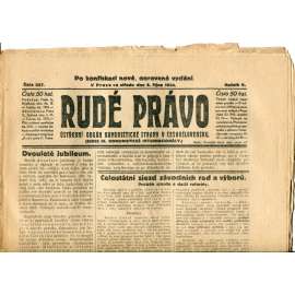 Rudé právo (8.10.1924) - 1. republika, staré noviny