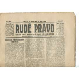 Rudé právo (23.10.1924) - 1. republika, staré noviny