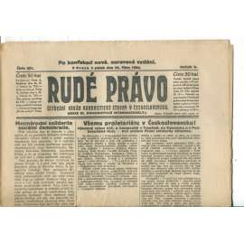 Rudé právo (24.10.1924) - 1. republika, staré noviny
