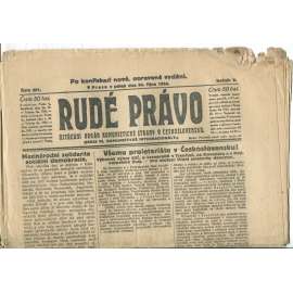 Rudé právo (24.10.1924) - 1. republika, staré noviny
