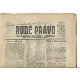 Rudé právo (26.10.1924) - 1. republika, staré noviny
