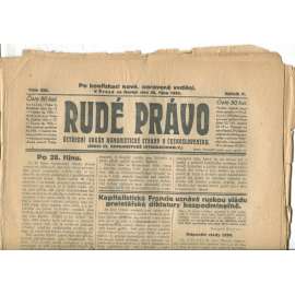 Rudé právo (30.10.1924) - 1. republika, staré noviny