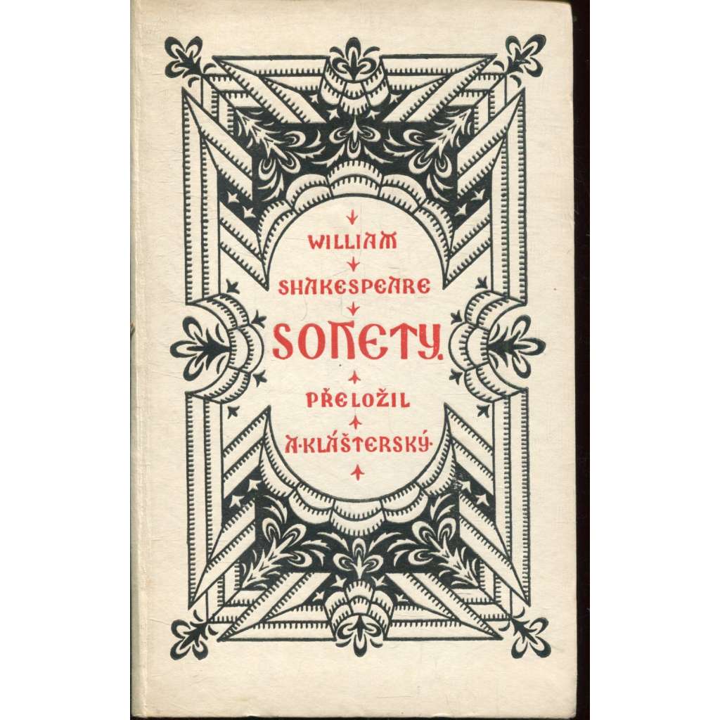 Sonety (podpis A. Klášterský) - Shakespeare