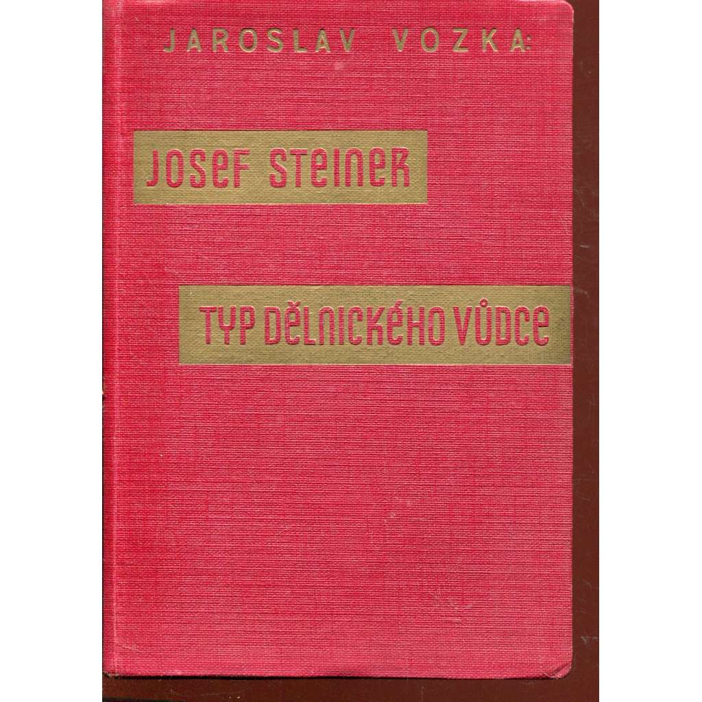Josef Steiner - Typ dělnického vůdce