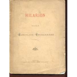 Hilarion (báseň) - podpis Jaroslav Vrchlický