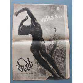 Svět v obrazech 1945, roč. I. č. 11 (časopis, politika, kultura, fotografie, mj. Válka a mír, Od Mníchova do teraz, ČSR v boji)