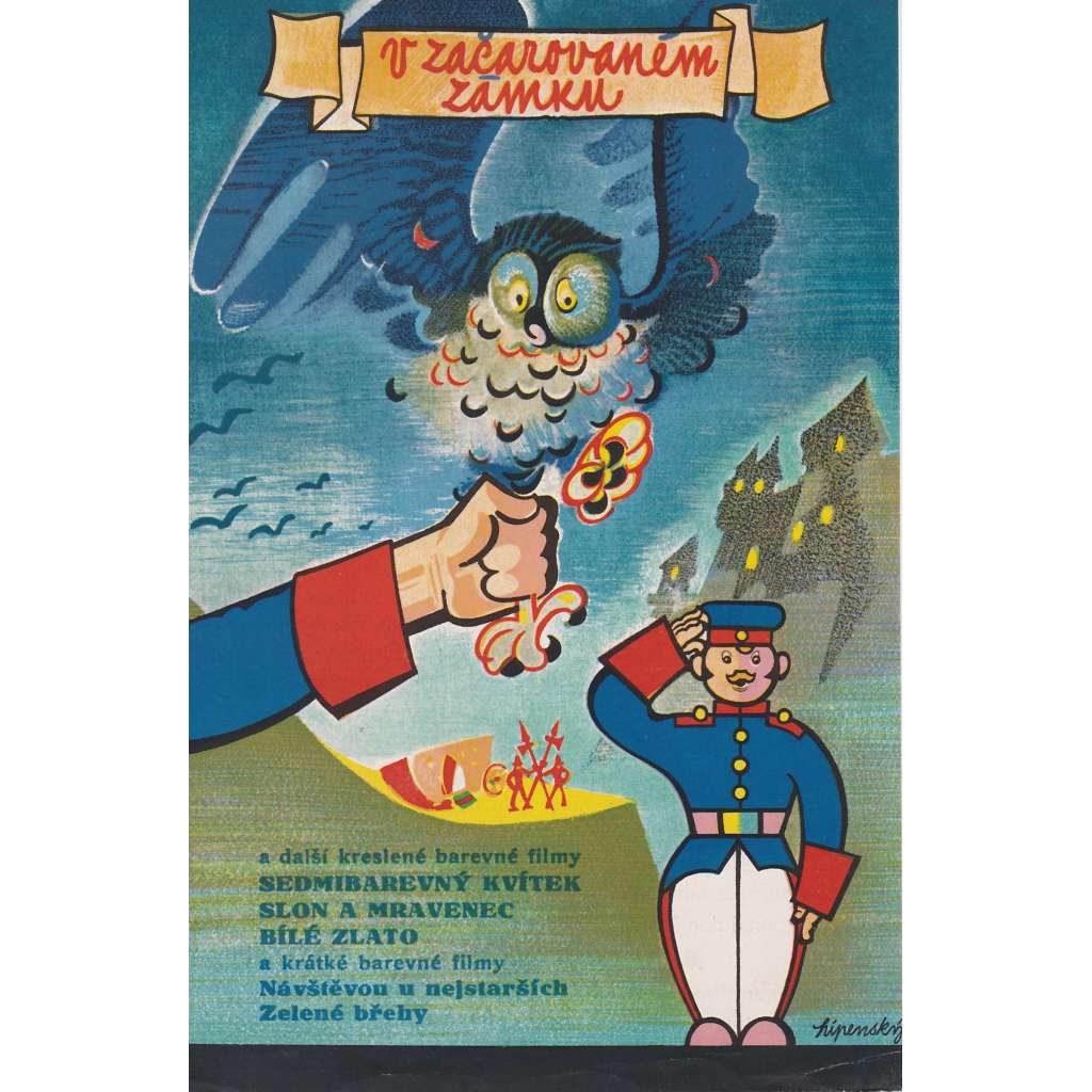 V začarovaném zámku. Bio-program v obrazech. Filmový prospekt z kina. (režie V. a Z. Brumbergovy)