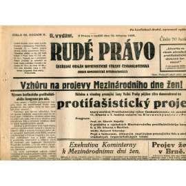 Rudé právo (10.3.1929) - 1. republika, staré noviny