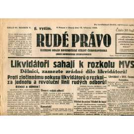 Rudé právo (12.3.1929) - 1. republika, staré noviny