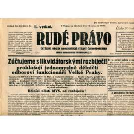 Rudé právo (14.3.1929) - 1. republika, staré noviny