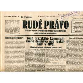 Rudé právo (15.3.1929) - 1. republika, staré noviny