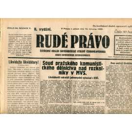 Rudé právo (15.3.1929) - 1. republika, staré noviny