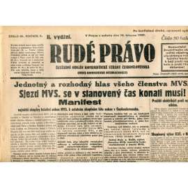 Rudé právo (16.3.1929) - 1. republika, staré noviny Rudé právo (16.3.1929) - 1. republika, staré noviny