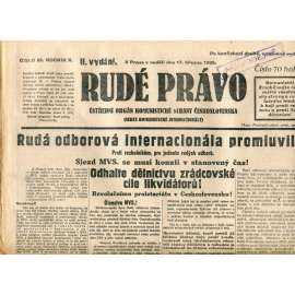 Rudé právo (17.3.1929) - 1. republika, staré noviny