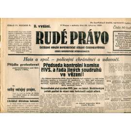 Rudé právo (23.3.1929) - 1. republika, staré noviny