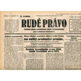Rudé právo (28.3.1929) - 1. republika, staré noviny