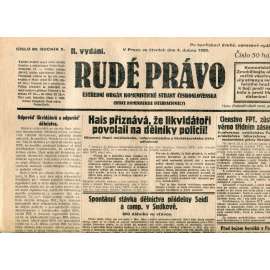 Rudé právo (4.4.1929) - 1. republika, staré noviny