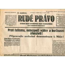 Rudé právo (7.4.1929) - 1. republika, staré noviny