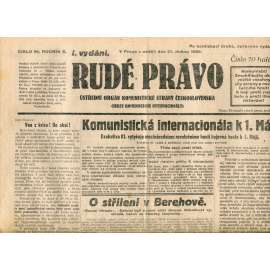 Rudé právo (21.4.1929) - 1. republika, staré noviny