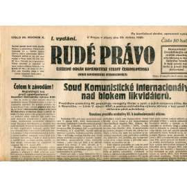 Rudé právo (23.4.1929) - 1. republika, staré noviny