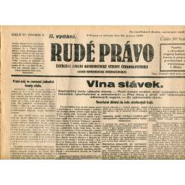 Rudé právo (24.4.1929) - 1. republika, staré noviny