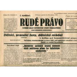 Rudé právo (26.4.1929) - 1. republika, staré noviny