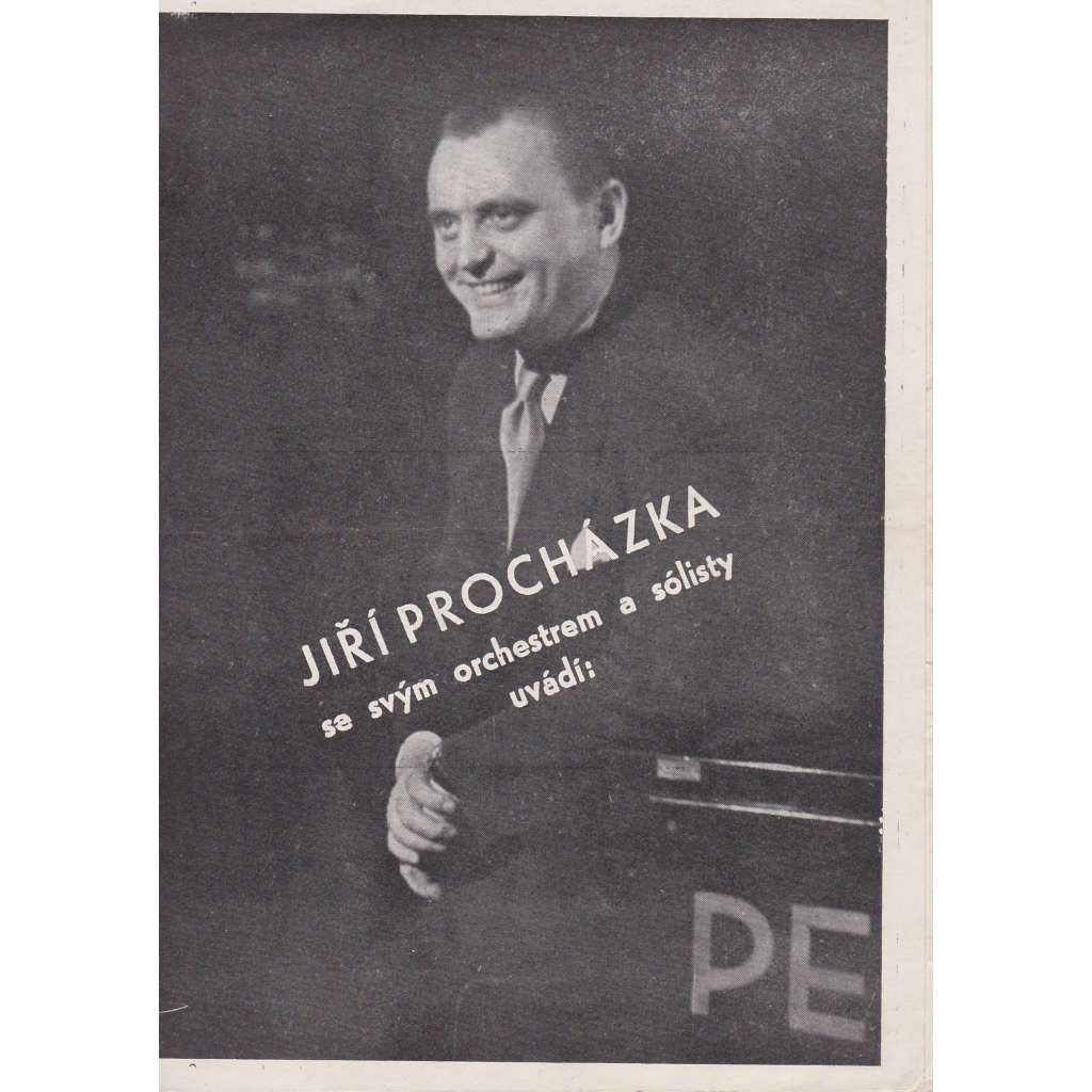 Jiří Procházka. Program  tanečního orchestru v obrazech