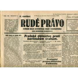 Rudé právo (9.5.1929) - 1. republika, staré noviny