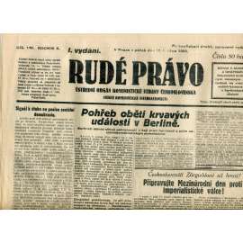 Rudé právo (10.5.1929) - 1. republika, staré noviny Rudé právo (10.5.1929) - 1. republika, staré noviny